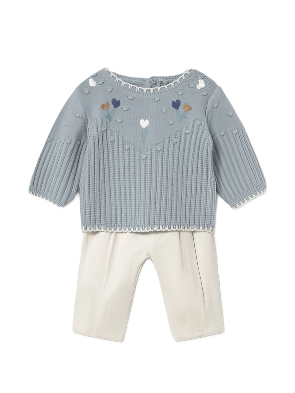 Completo blu/bianco per neonata 2526 030 MAYORAL 