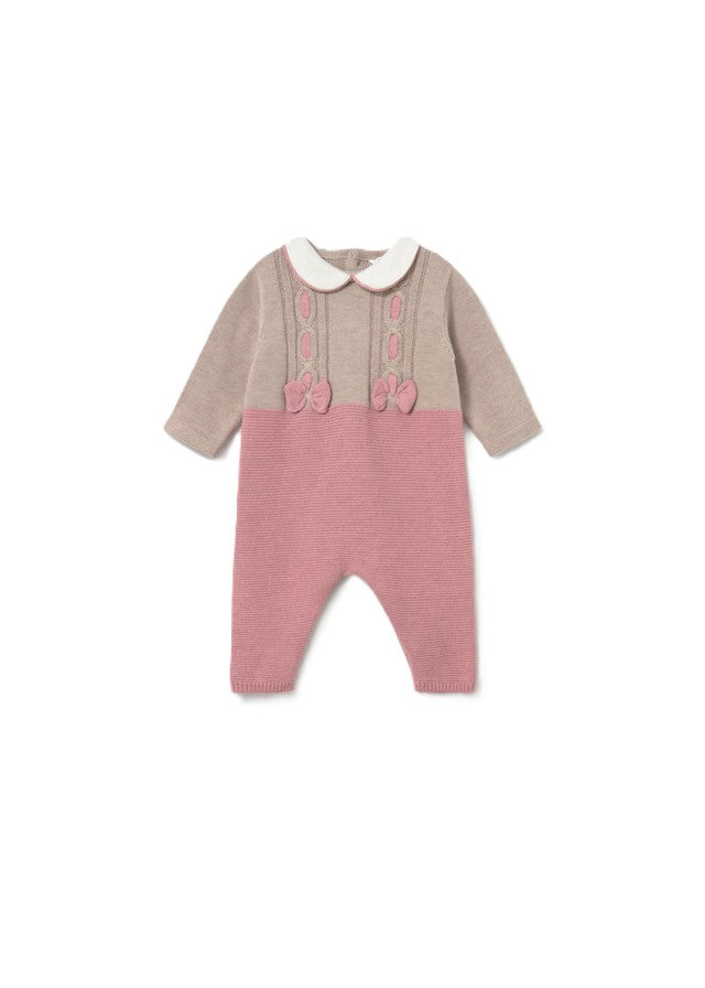 Tutina marrone/rosa per neonata 2605 034 MAYORAL 