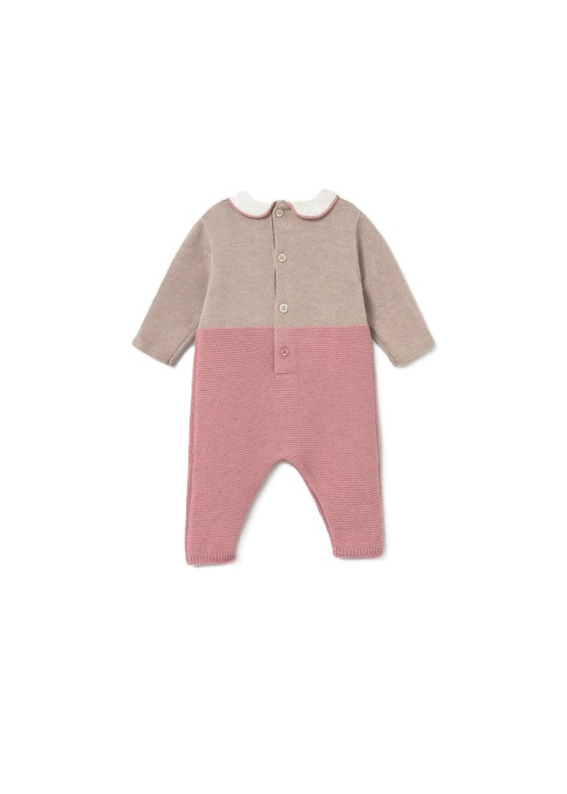 Tutina marrone/rosa per neonata 2605 034 MAYORAL 