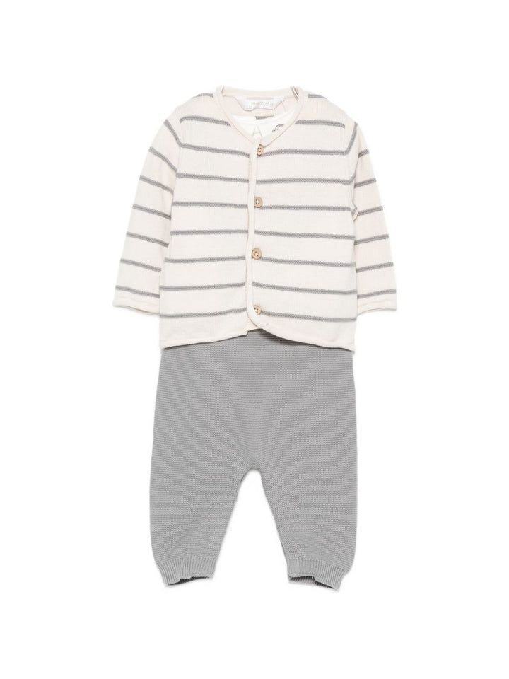 Completo ecrù/grigio per neonato 2609 028 MAYORAL 