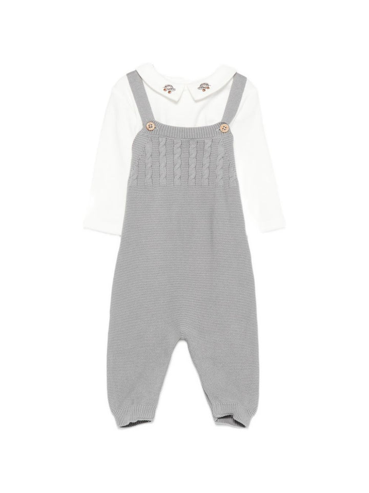 Completo ecrù/grigio per neonato 2609 028 MAYORAL 