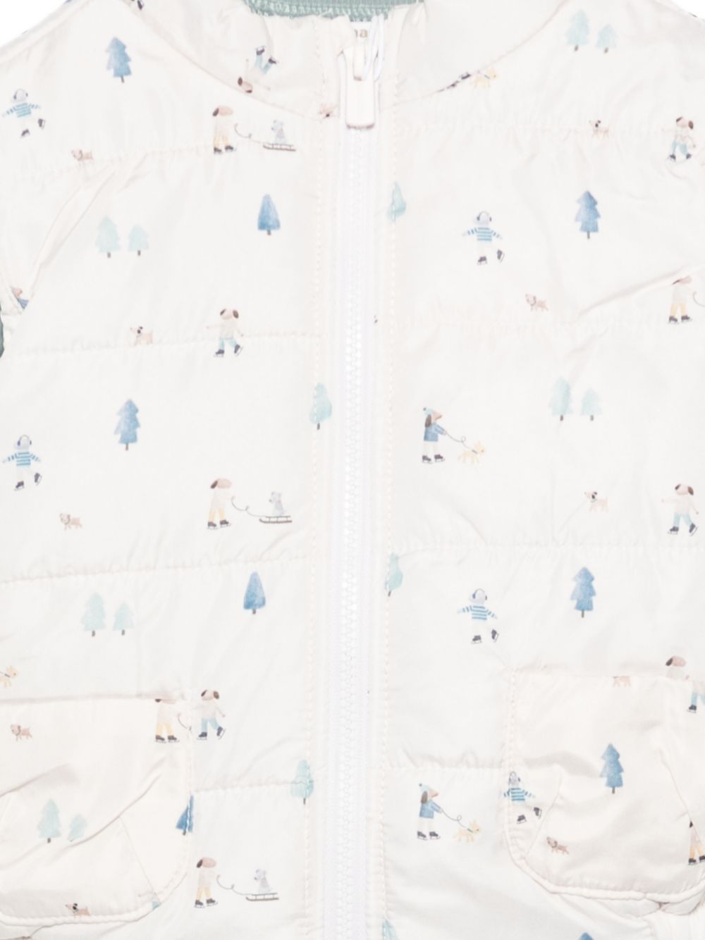 Completo ecrù/blu per neonato 2683 069 MAYORAL 