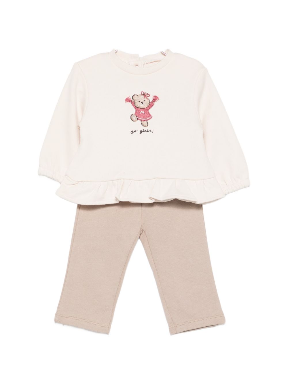 Completo marrone/bianco per neonato 2686 023 MAYORAL 