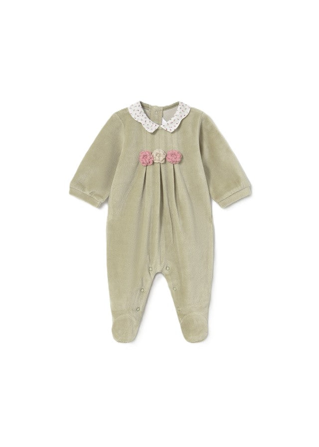 Kit tutina ecrù/verde per neoanta 2752 077 MAYORAL 