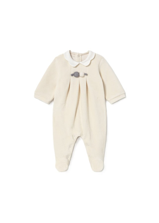 Kit tutina ecrù per neonata 2752 078 MAYORAL 