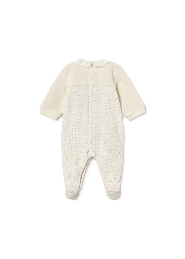 Kit tutina ecrù per neonata 2752 078 MAYORAL 