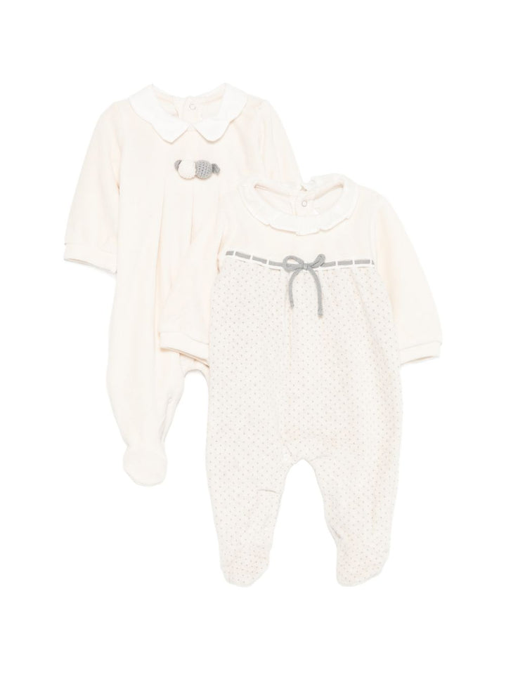 Kit tutina ecrù per neonata 2752 078 MAYORAL 