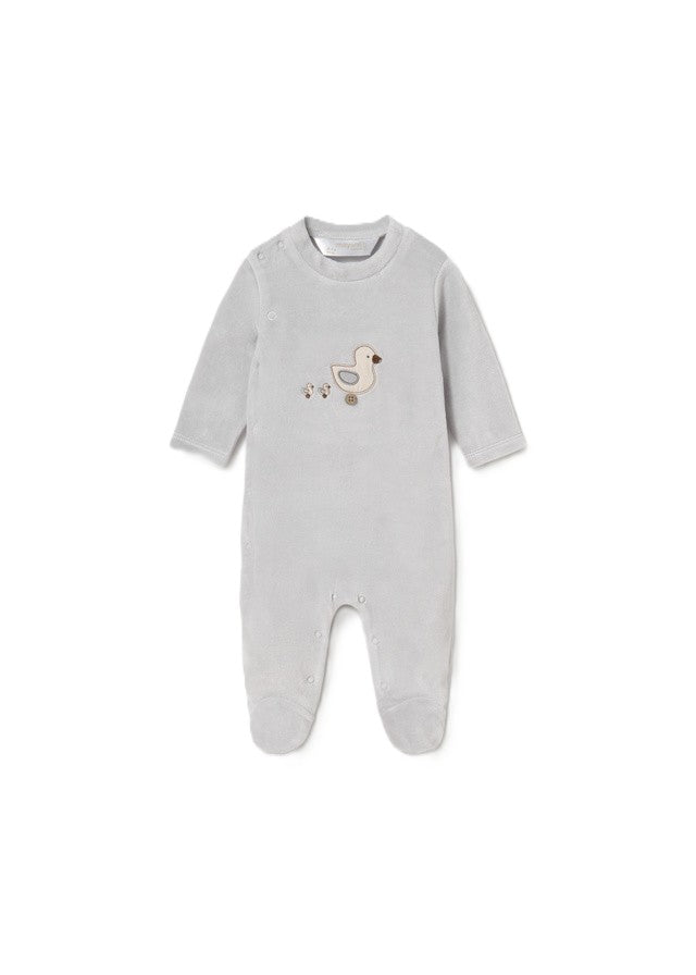 Tutina bianco/grigio per neonato 2763 072 MAYORAL 