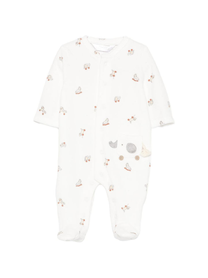Tutina bianco/grigio per neonato 2763 072 MAYORAL 
