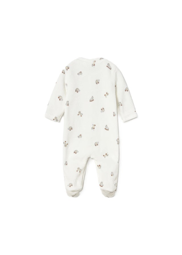 Tutina bianco/grigio per neonato 2763 072 MAYORAL 