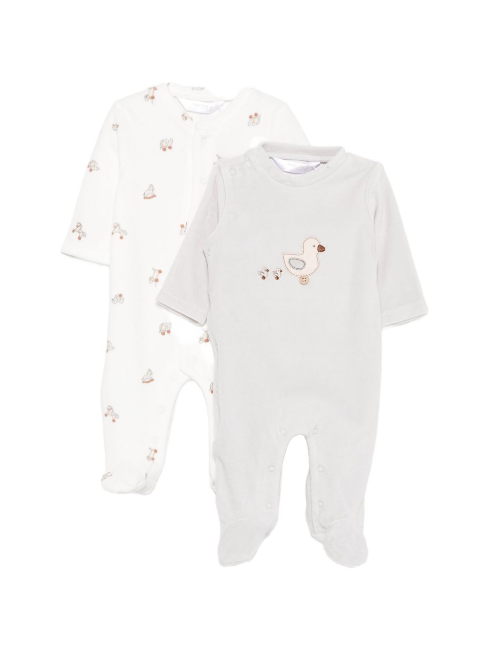 Tutina bianco/grigio per neonato 2763 072 MAYORAL 