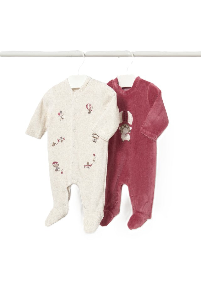 Tutina rosa/bianca per neonato 2763 073 MAYORAL 