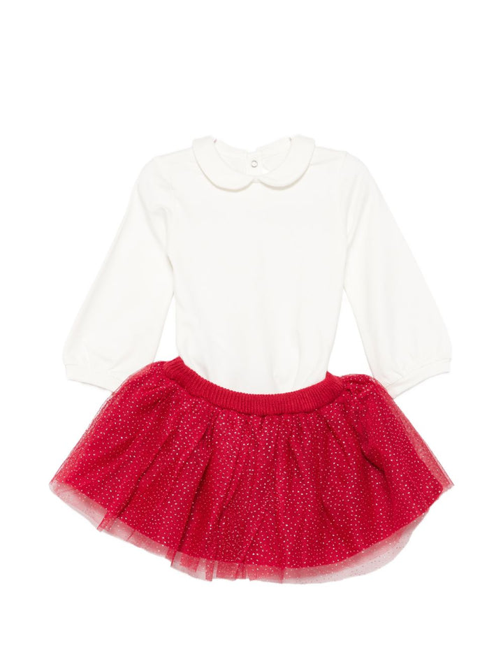 Completo rosso/ecru per neonata 2811 029 MAYORAL 