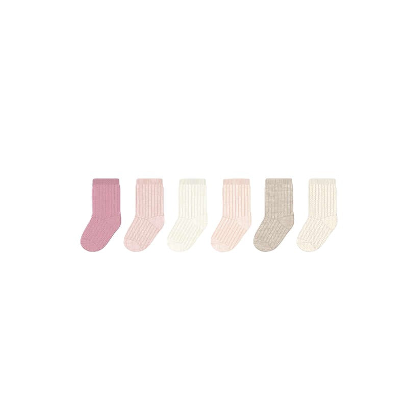 Set di calze rosa/beige per neonata 9110 012 MAYORAL 