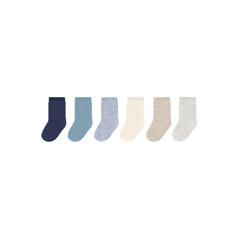 Kit calze blu/beige per neonato 9110 013 MAYORAL 