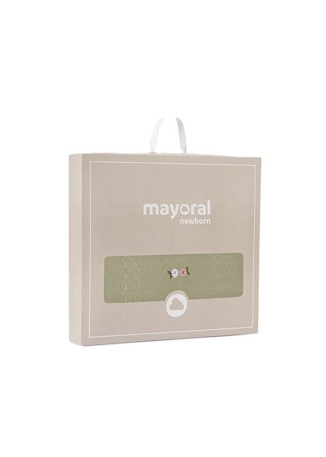 Coperta verde alloro per neonato 9132 043 MAYORAL 