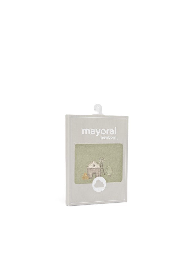 Bavagli ecrù/alloro per neonato 9137 055 MAYORAL 