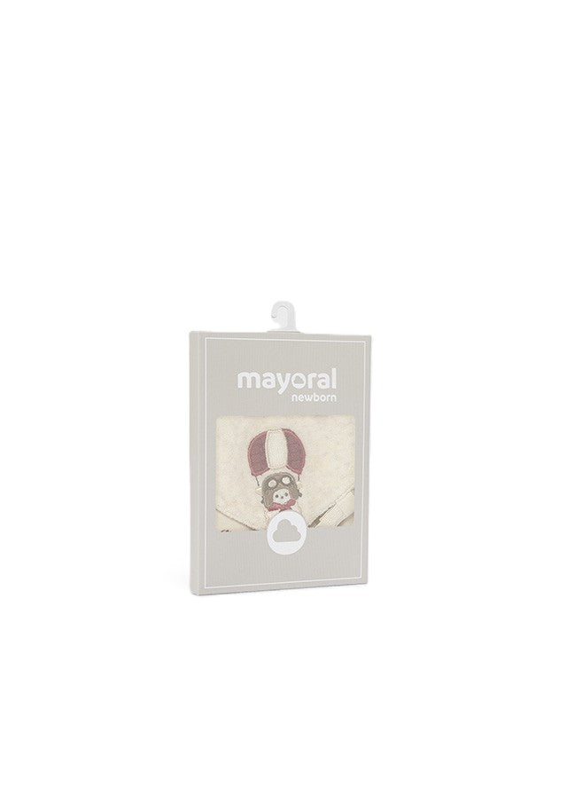 Bavaglio beige per neonata 9140 068 MAYORAL 