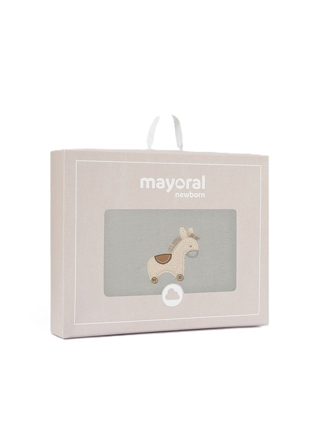 Coperta grigia per neonato 9144 079 MAYORAL 
