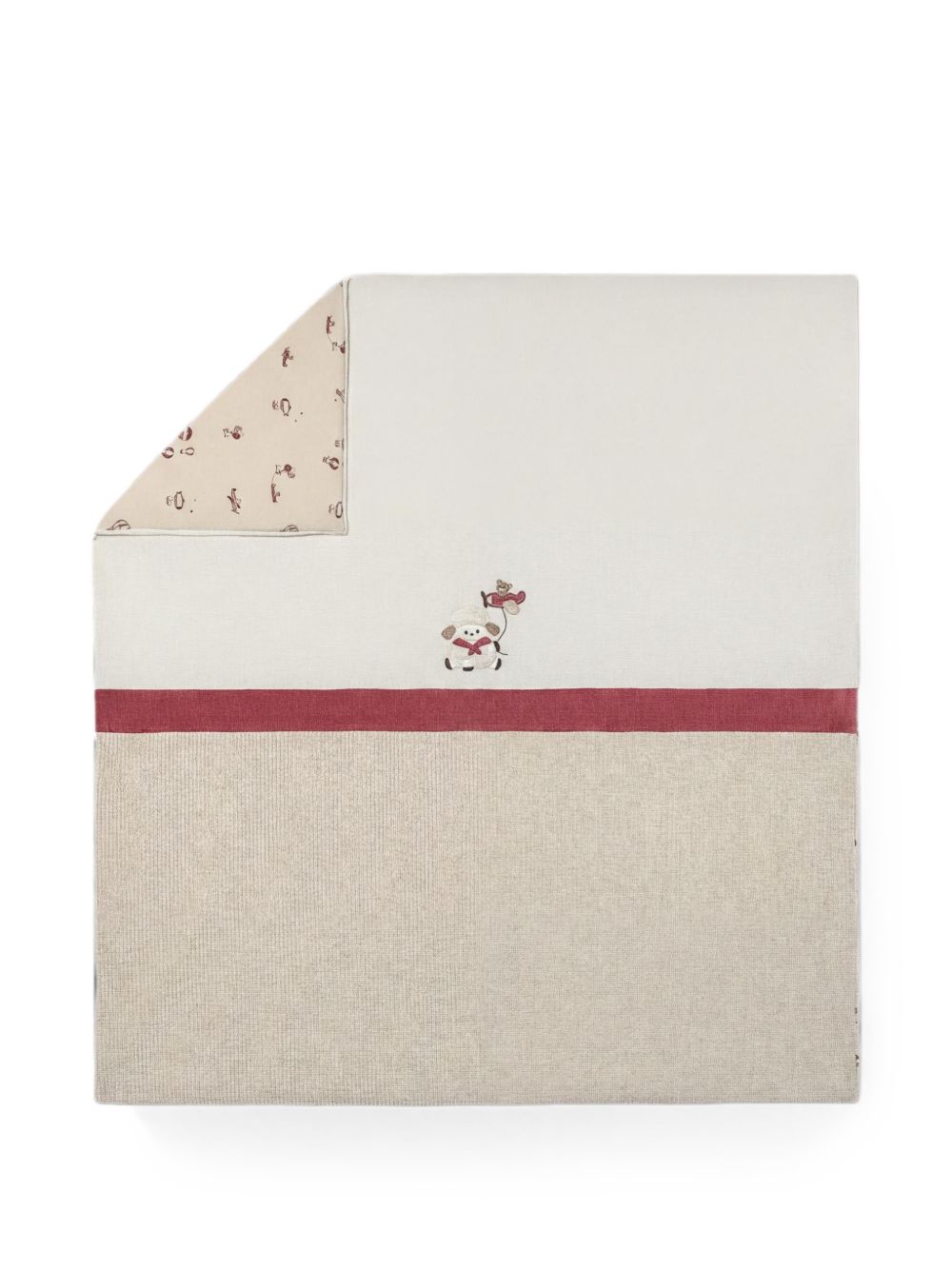 Coperta ecrù/prugna per neonata 9148 055 MAYORAL 