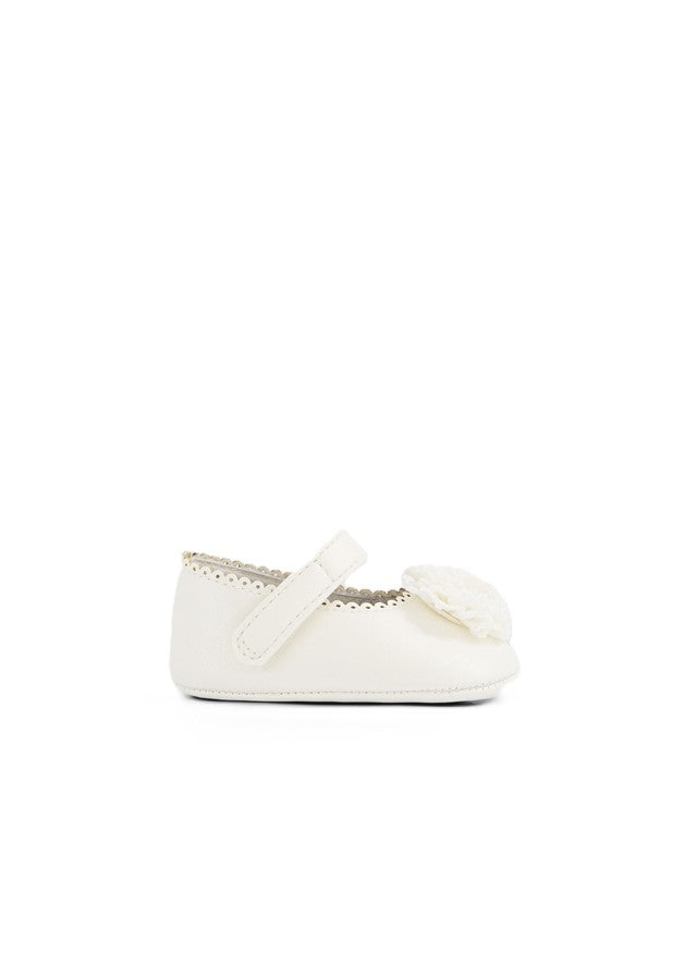 Scarpe ecrù per neonata 9159 012 MAYORAL 