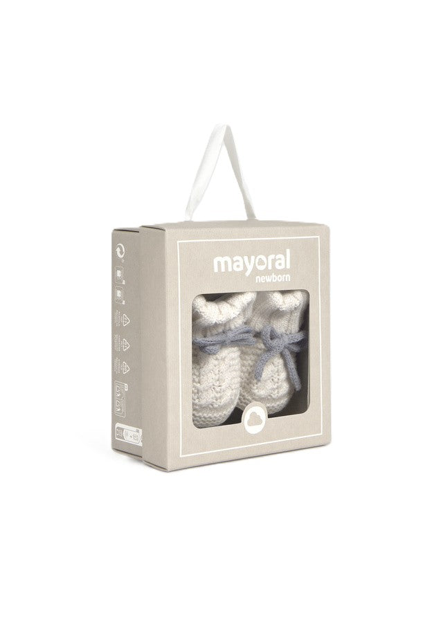 Babbucce ecrù per neonato 9167 027 MAYORAL 