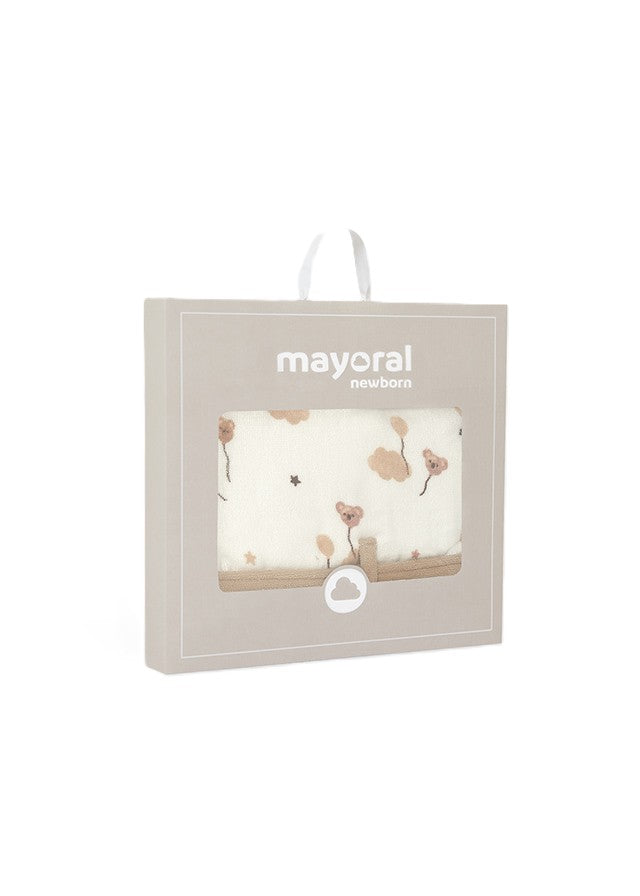 Accapatoio bianco/marrone per neonato 9177 015 MAYORAL 
