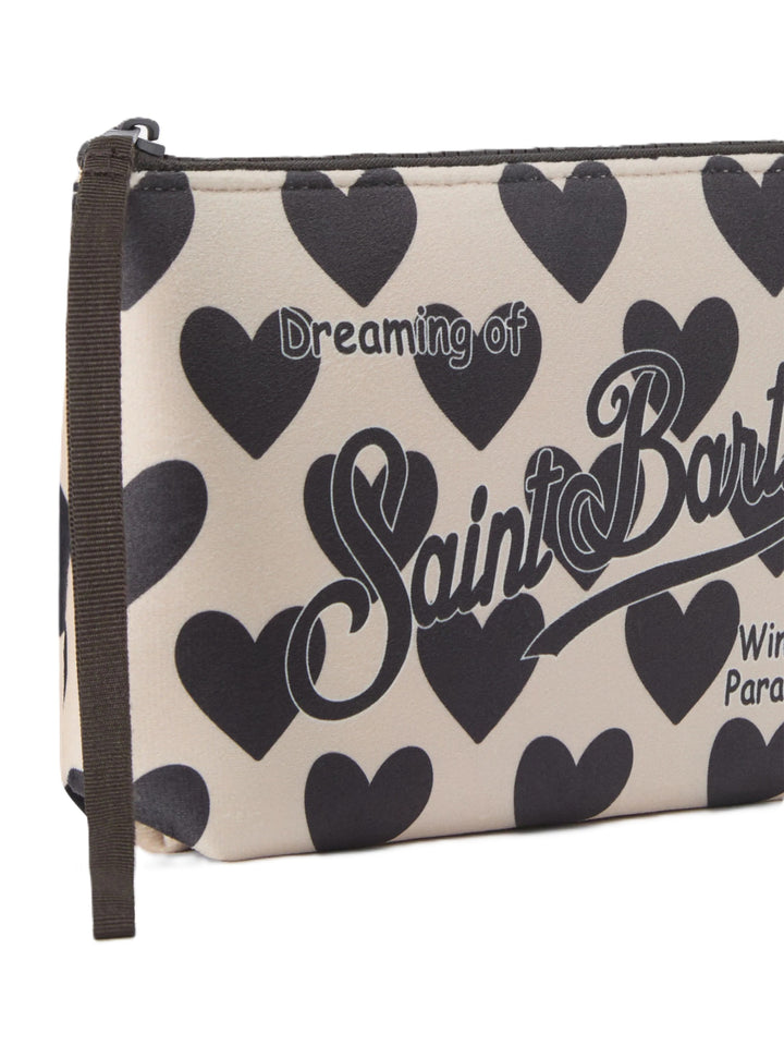 Pochette nera/beige per bambina ALI0002 01480M MC2 Saint Barth Kids 