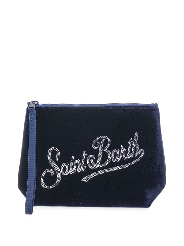 Pochette blu navy per bambina ALI0014 00318M MC2 Saint Barth Kids 