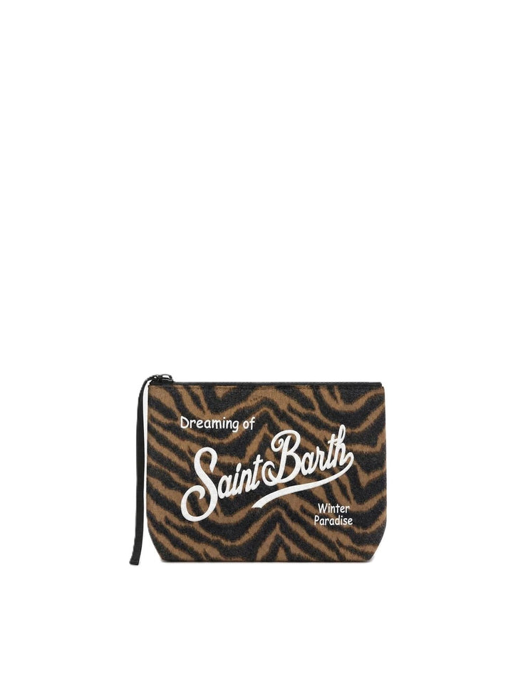 Pochette marrone "zebra" per bambina ALI0028 00469M MC2 Saint Barth Kids 