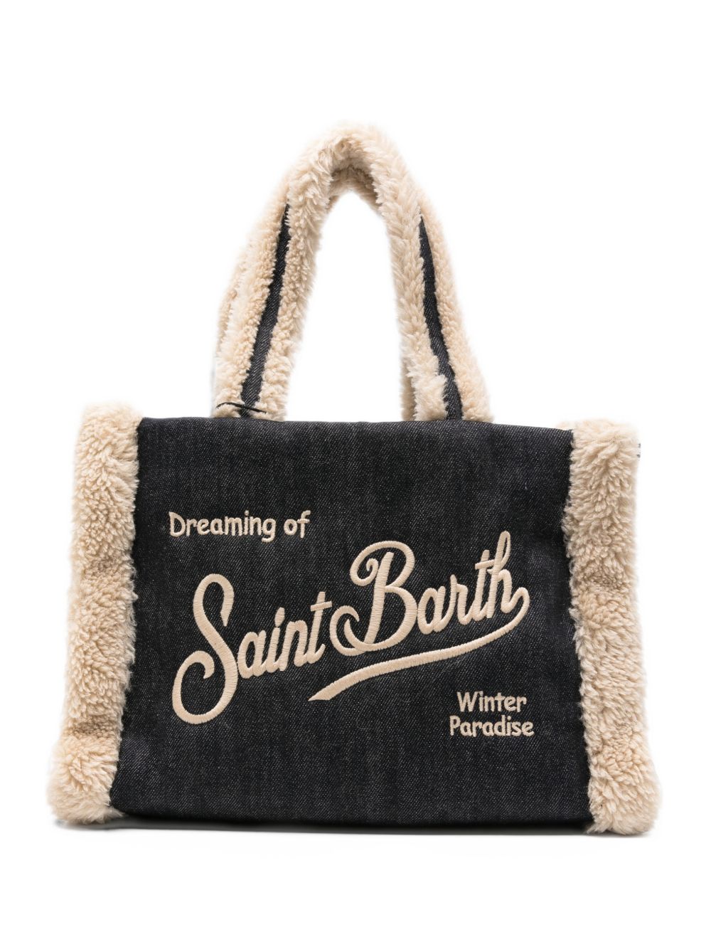 Borsa nera/marrone per bambina COL0031 00144M MC2 Saint Barth Kids 