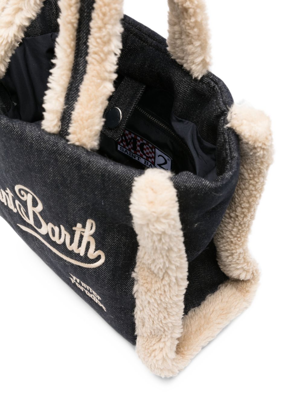 Borsa nera/marrone per bambina COL0031 00144M MC2 Saint Barth Kids 