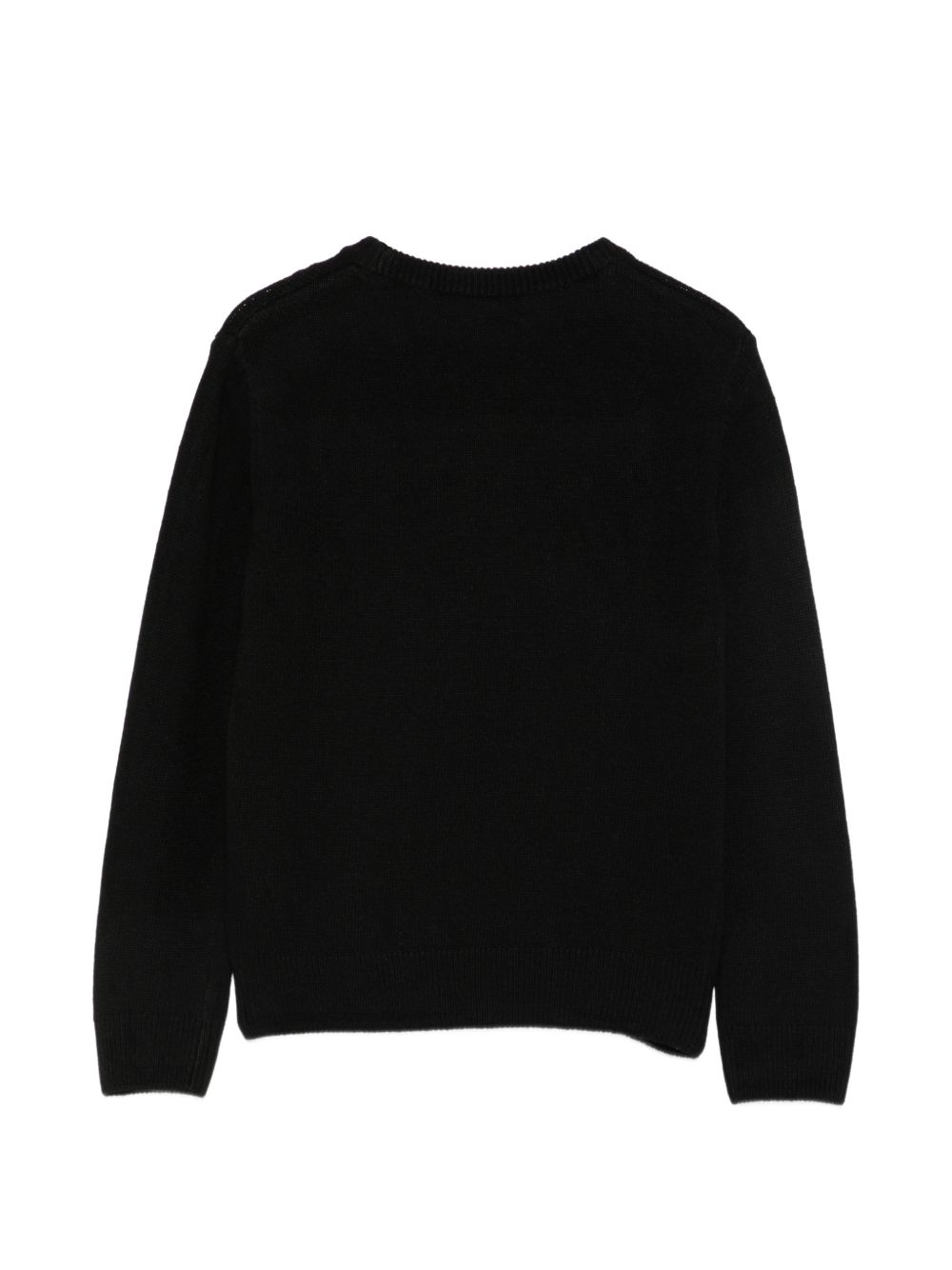 Maglione nero per bambino DOU0001 00050M MC2 Saint Barth Kids 
