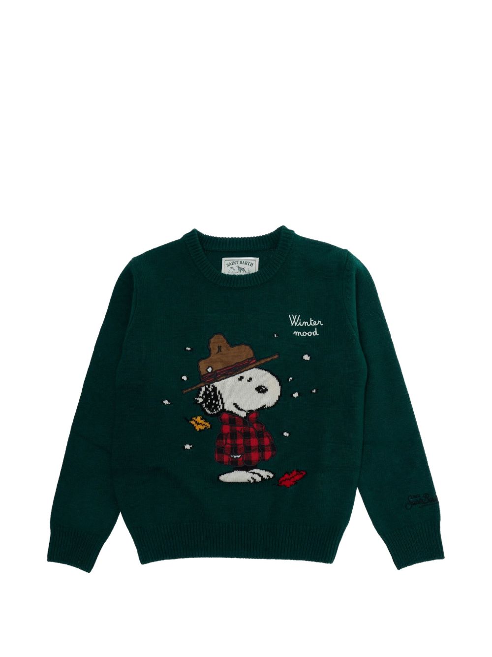 Maglione verde per bambino DOU0001 00155M MC2 Saint Barth Kids 