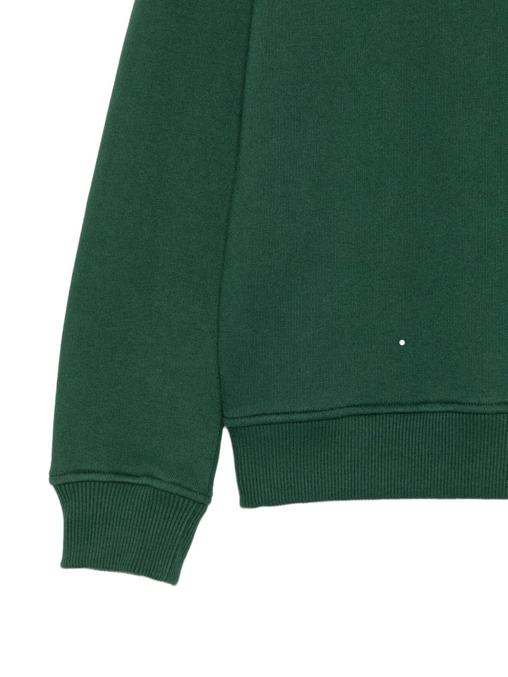Felpa verde scuro per bambino HUT0004 01670M MC2 Saint Barth Kids 