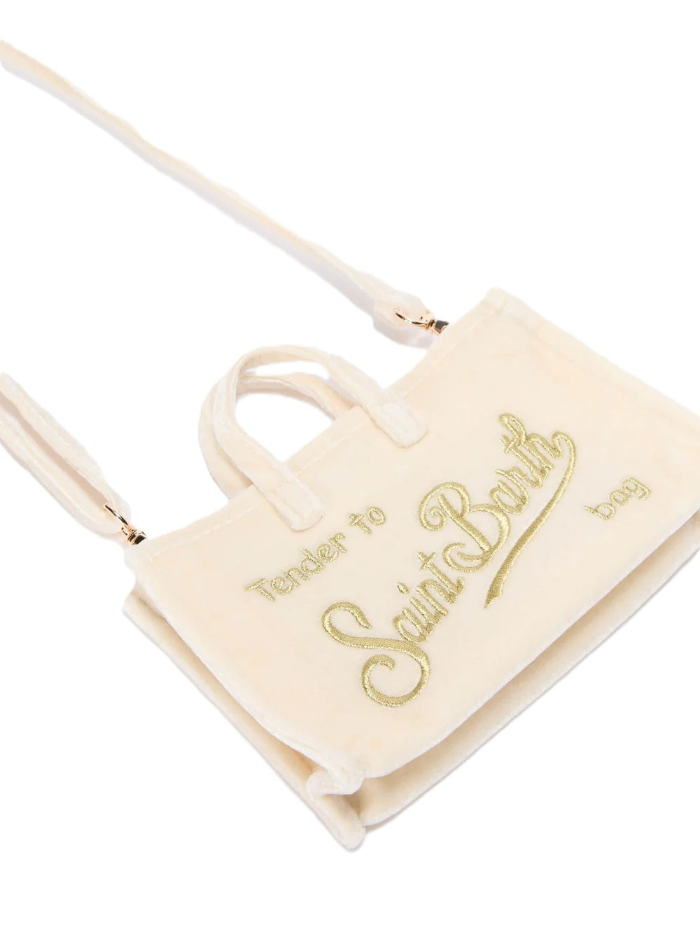 Borsetta per telefono bianca per bambina PHONE008 00172M MC2 Saint Barth Kids 