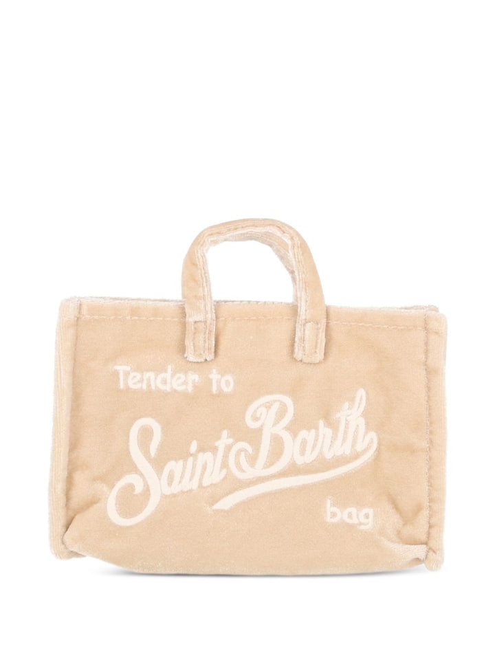 Borsetta beige per bambina PHONE008 02550M MC2 Saint Barth Kids 