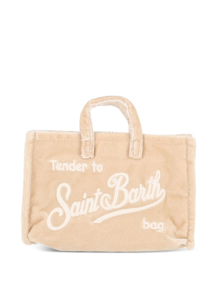 Borsetta beige per bambina PHONE008 02550M MC2 Saint Barth Kids 