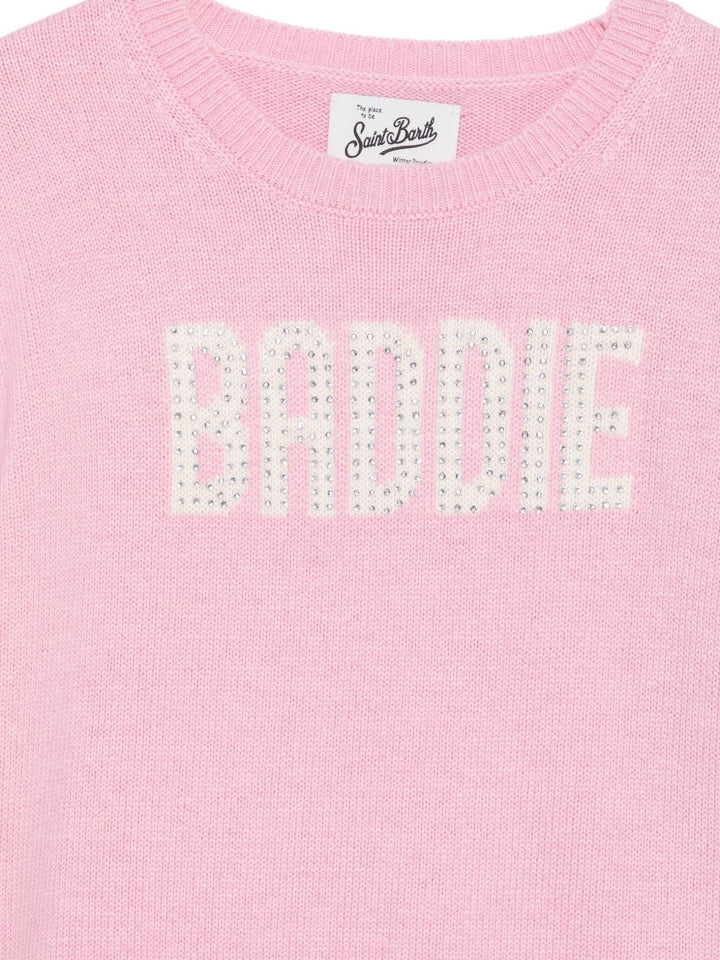 Maglione rosa per bambina PRC0001 02474M MC2 Saint Barth Kids 
