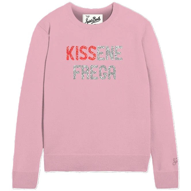 Felpa rosa per bambina PRC0001 02486M MC2 Saint Barth Kids 
