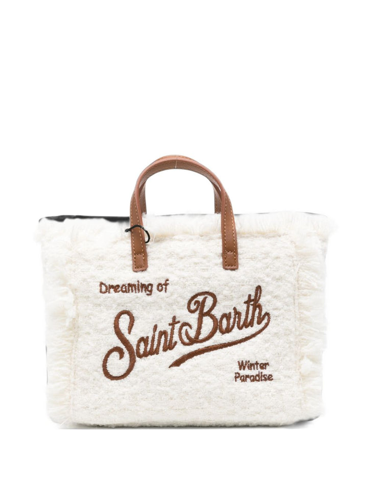 Borsa bianca per bambina VAMI032 00499M MC2 Saint Barth Kids 