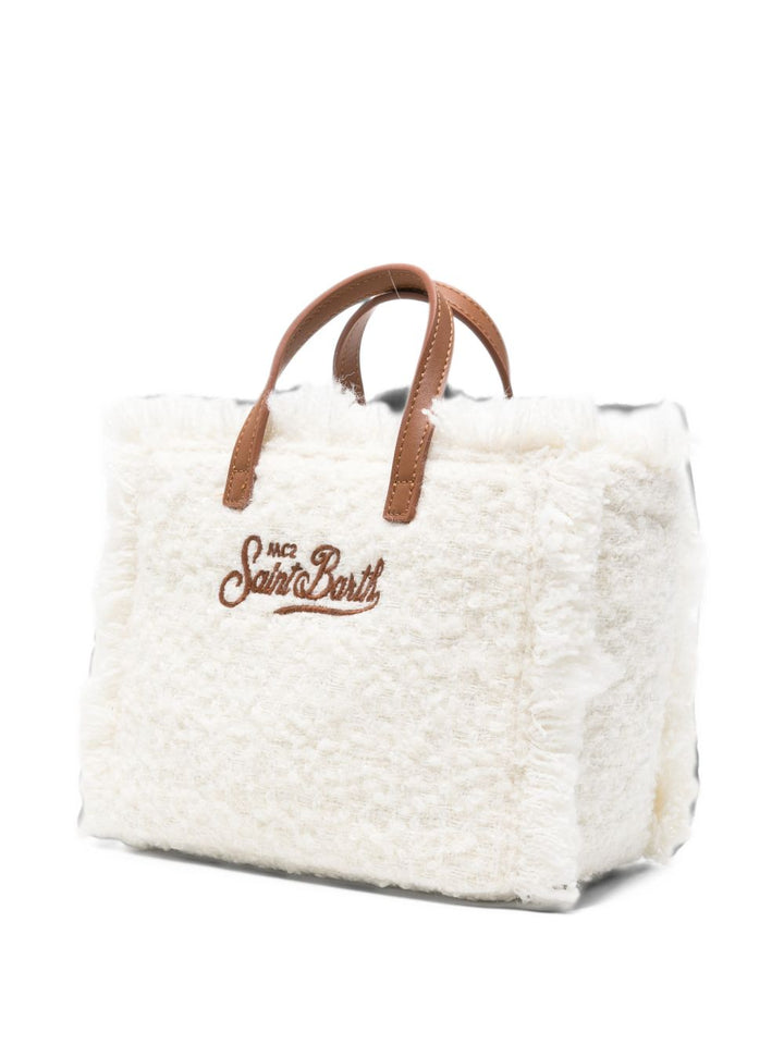 Borsa bianca per bambina VAMI032 00499M MC2 Saint Barth Kids 