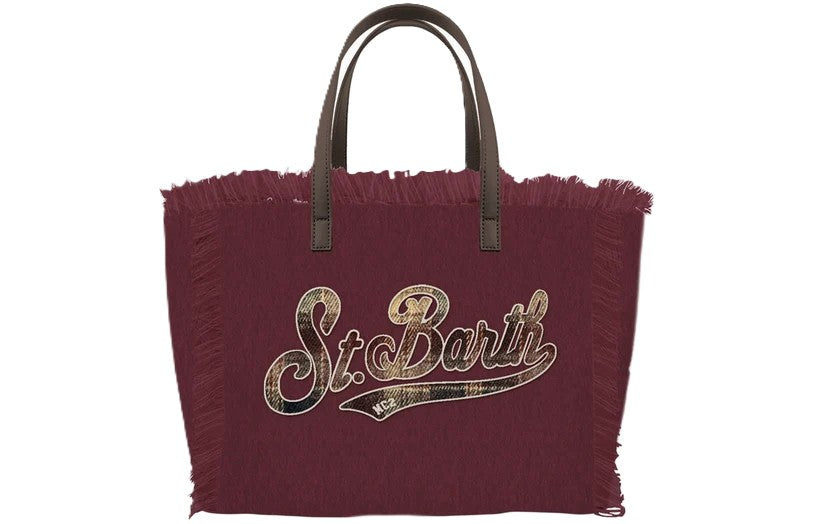 Borsa bordeaux per bambina VAMI035 02637M MC2 Saint Barth Kids 