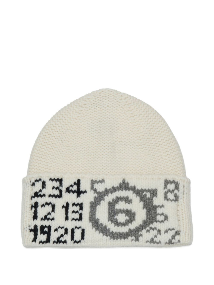 Cappello bianco per bambino M61051MM08V M6101 MM6 Kids 