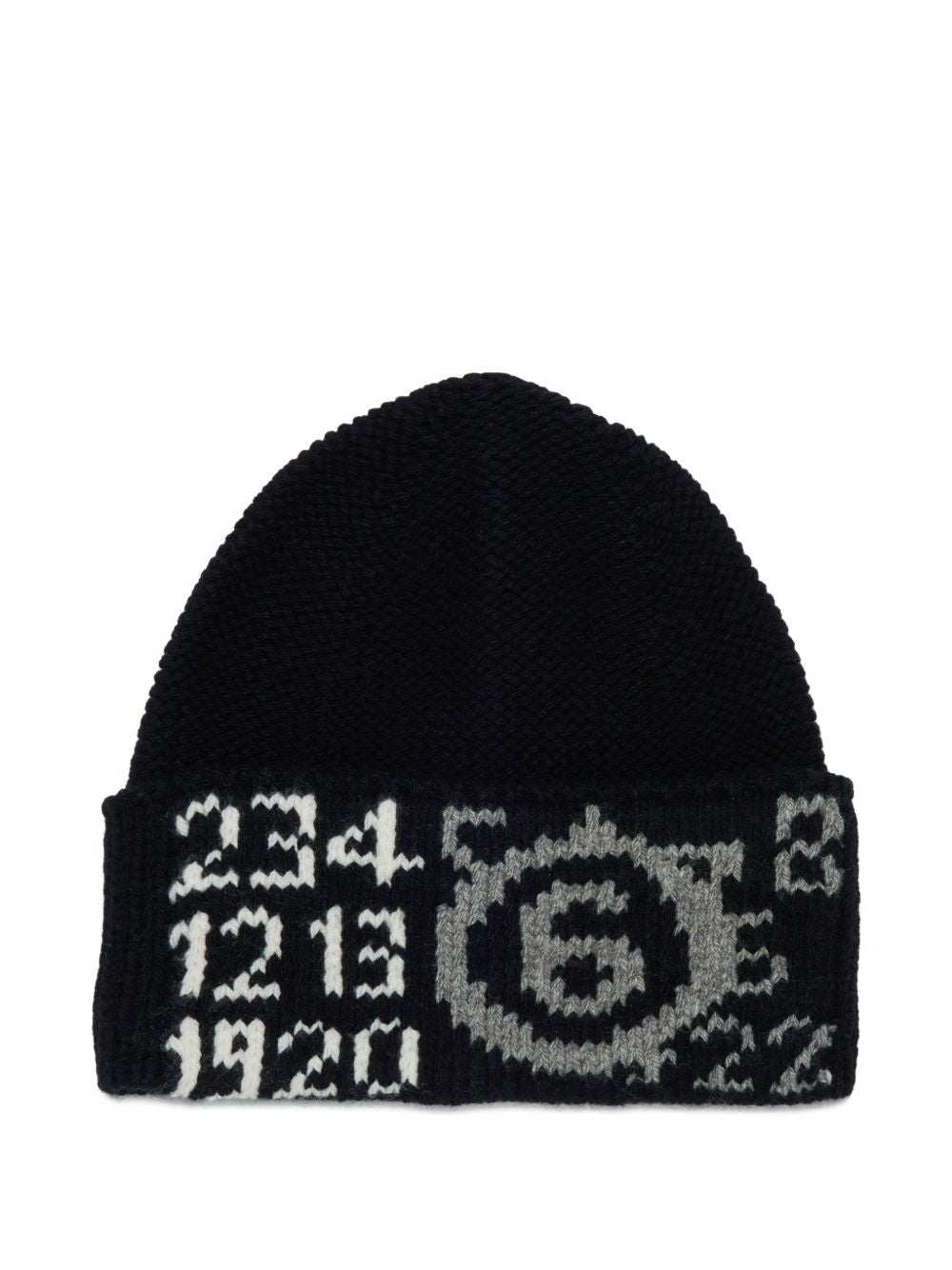 Cappello nero per bambino M61051MM08V M6900 MM6 Kids 