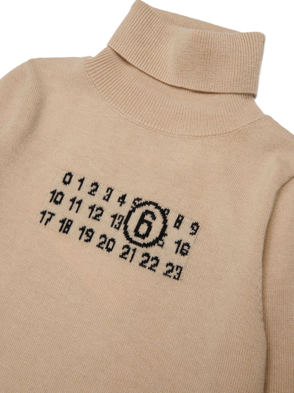 Maglione marrone chiaro per bambino M61064MM06Q M6712 MM6 Kids 