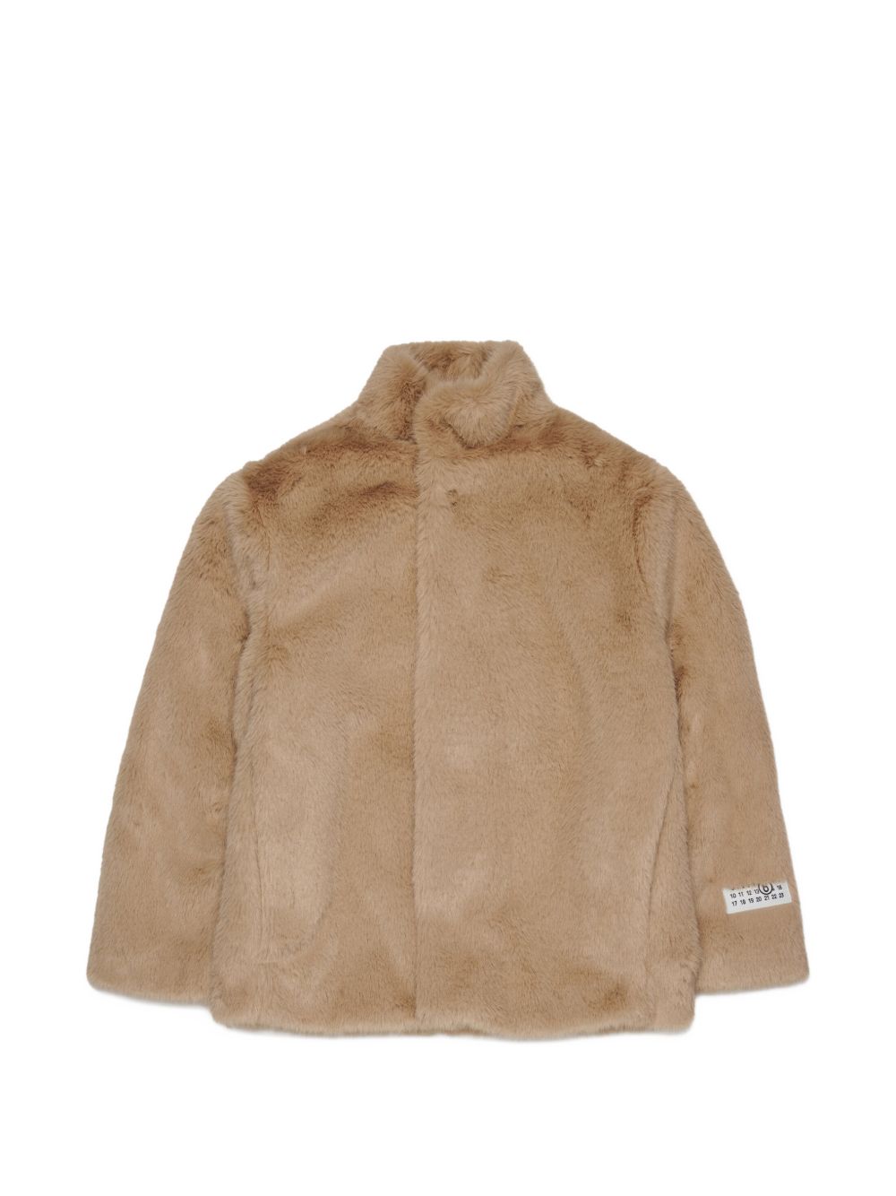 Cappotto marrone chiaro per bambina M61103MM08K M6714 MM6 Kids 