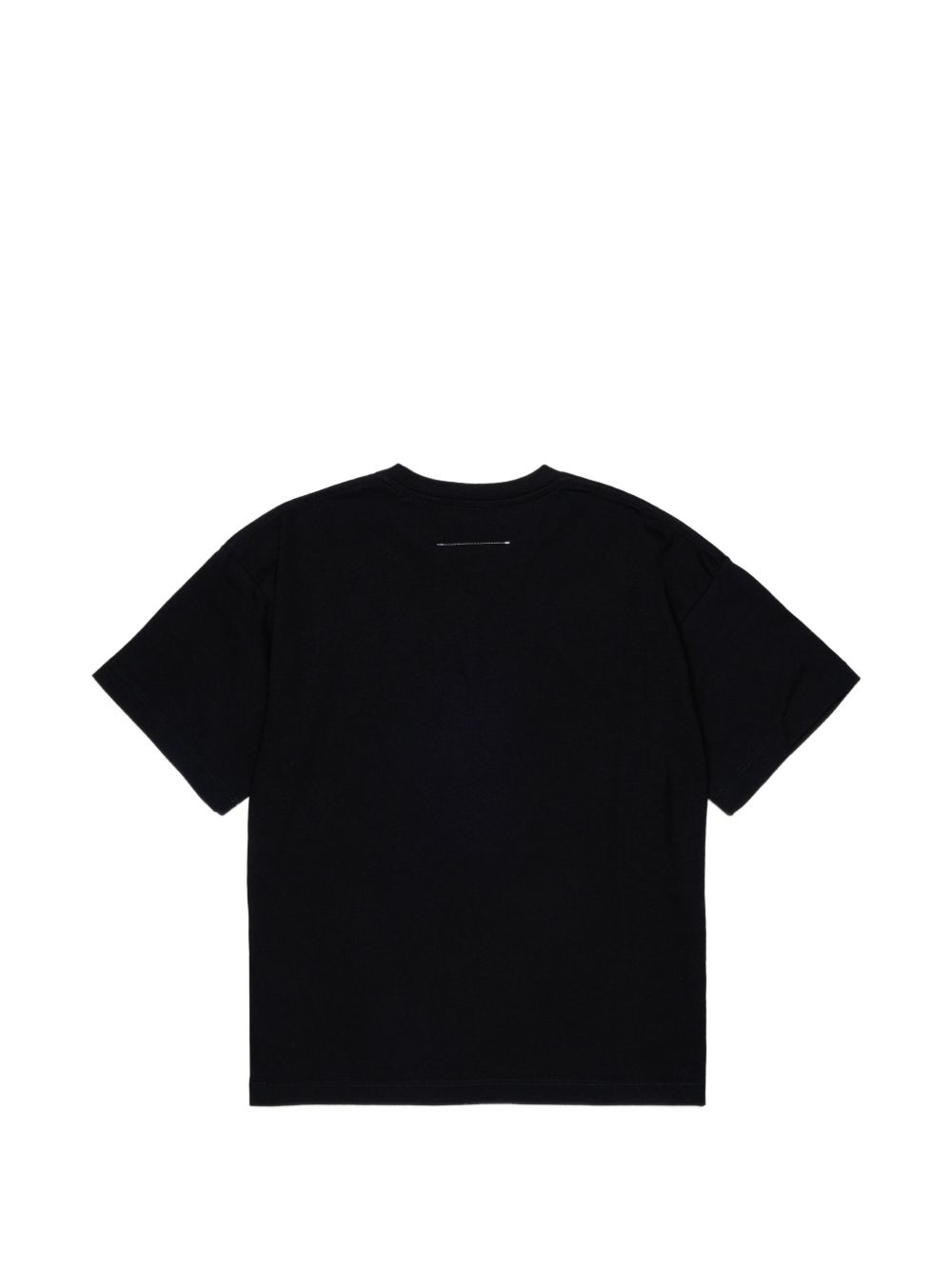 T-shirt nero per bambino M61117MM02Y M6900 MM6 Kids 