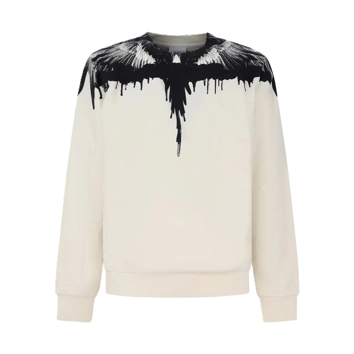 Felpa bianco sporco per bambino F6CMJBSW037 412 Marcelo Burlon Kids 