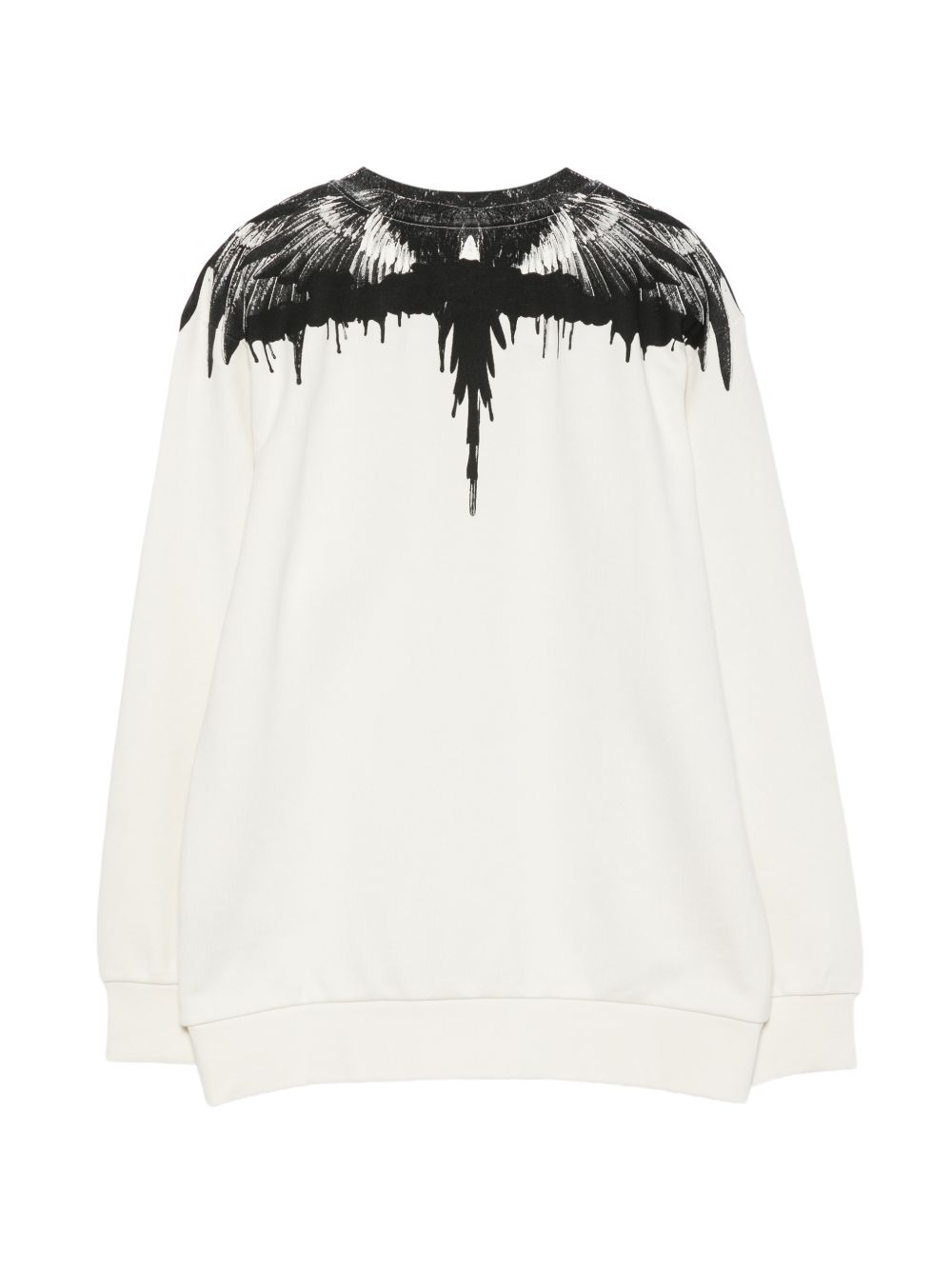 Felpa bianco sporco per bambino F6CMJBSW037 412 Marcelo Burlon Kids 